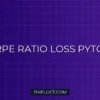 Реализация кастомной функции потерь Sharpe Ratio в PyTorch