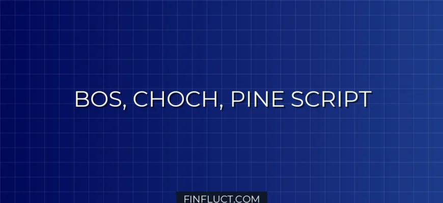 Автоматическое определение рыночной структуры (BOS и CHoCH) в Pine Script v5