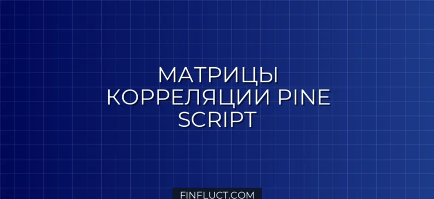 Матрицы в Pine Script v5: Расчет корреляции криптовалют