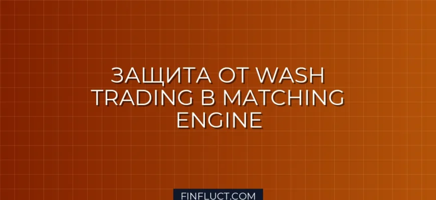 Реализация защиты от Wash Trading в Matching Engine на Python