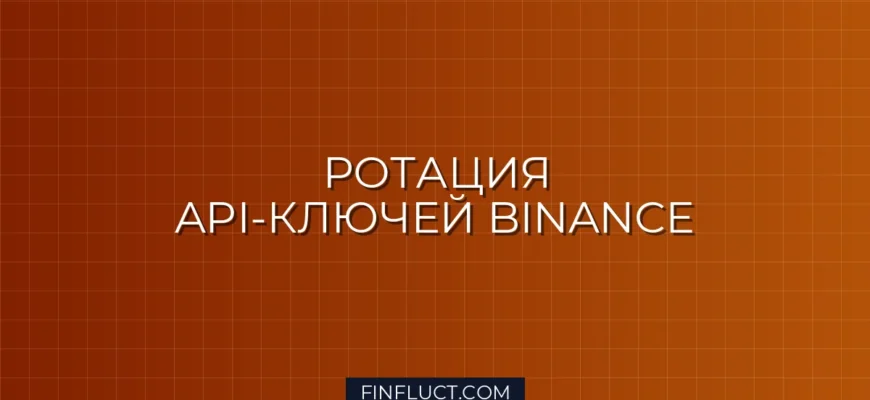 Настройка ротации API-ключей Binance для HFT на Python