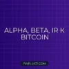 Расчет Information Ratio, Alpha и Beta к Bitcoin на Python