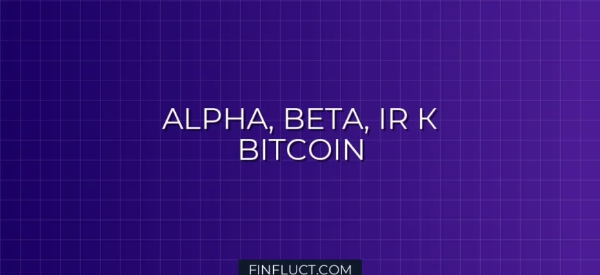 Расчет Information Ratio, Alpha и Beta к Bitcoin на Python