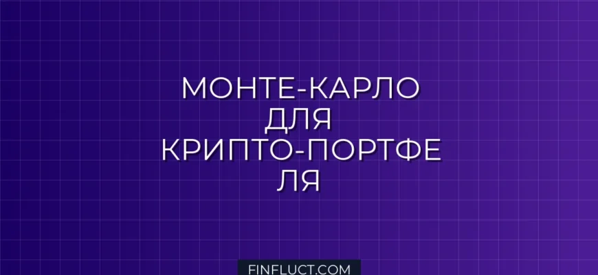 Симуляция Монте-Карло для крипто-портфеля в Python scipy