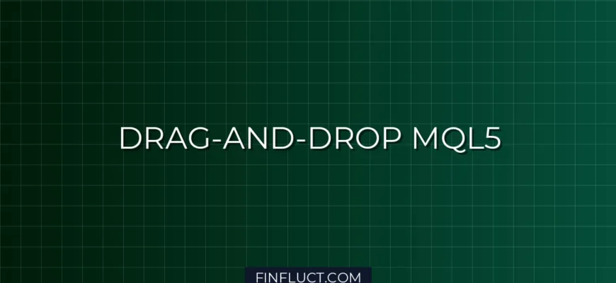 MQL5 Drag-and-Drop: Перетаскивание торговых уровней на графике