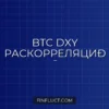 Pine Script v5: Поиск Интрадей Раскорреляции BTC и DXY с ta.correlation