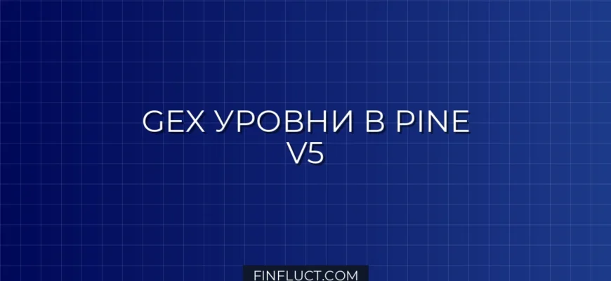 Расчет и отрисовка Gamma Exposure (GEX) в Pine Script v5
