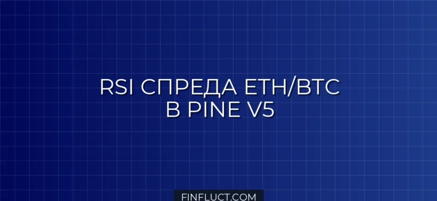 RSI для спреда ETH/BTC в Pine Script v5: расчет и визуализация