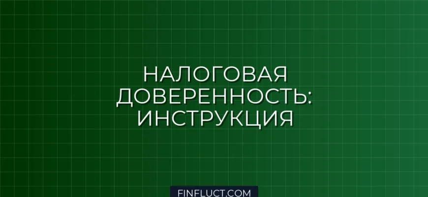 Как оформить налоговую доверенность на представителя: пошаговая инструкция