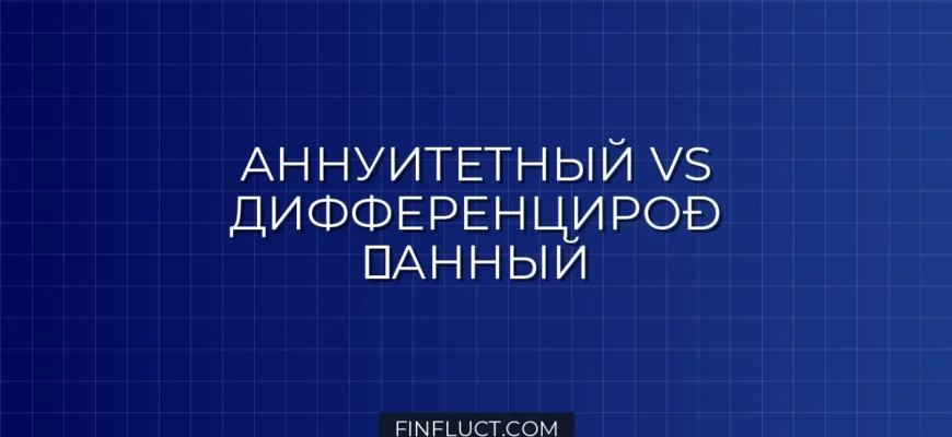 Аннуитетный и дифференцированный платеж: в чем разница и как рассчитать