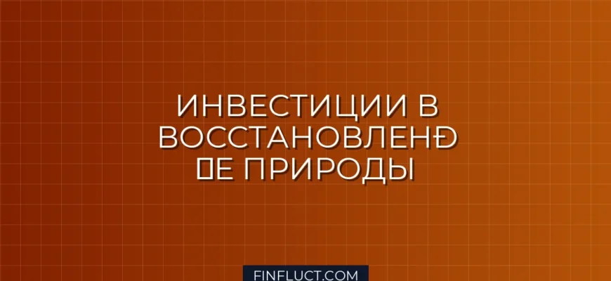 Как инвестировать в восстановление экосистем: руководство для инвестора