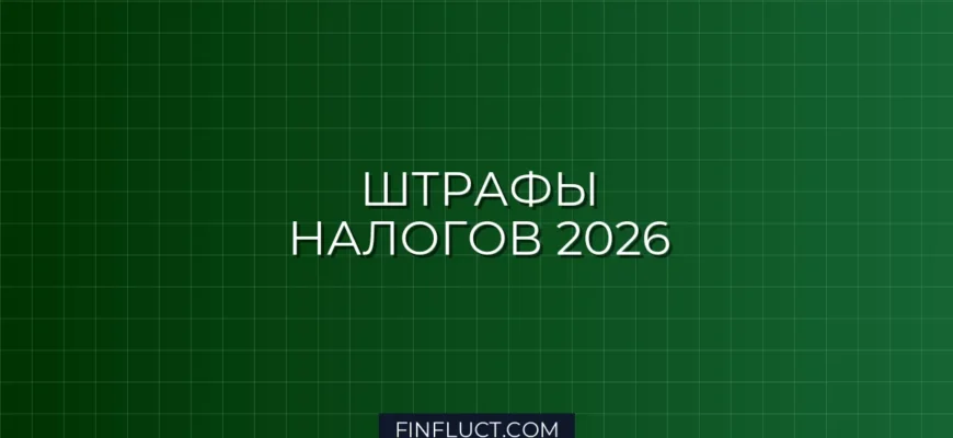 Штрафы за неуплату налогов физическими лицами в 2026 году: сроки и размеры