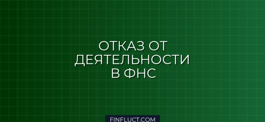 Как оформить отказ от ведения деятельности в налоговой: пошаговая инструкция
